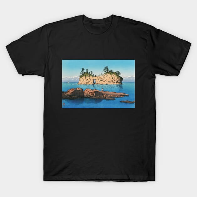 Engetsu Island in Shirahama by Kawase Hasui T-Shirt by Takeda_Art